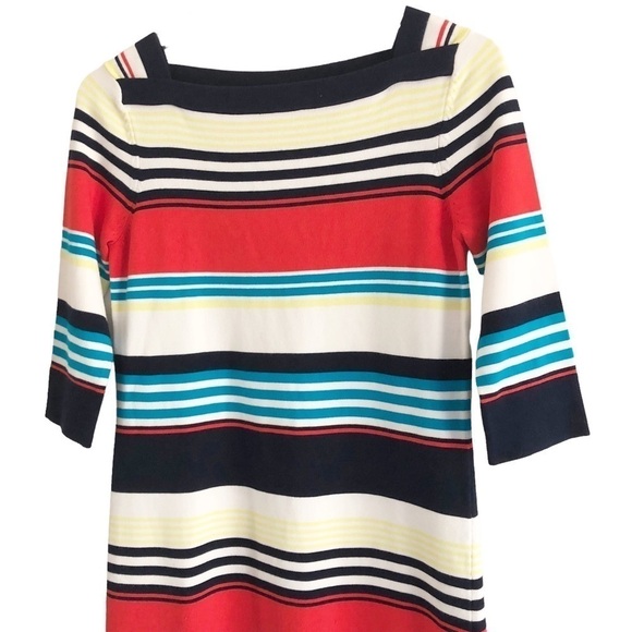Milly Of New York Sweater Dress Multicolored Stripes Size Small - Picture 7 of 9